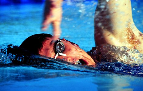 Pool goggles fitness photo