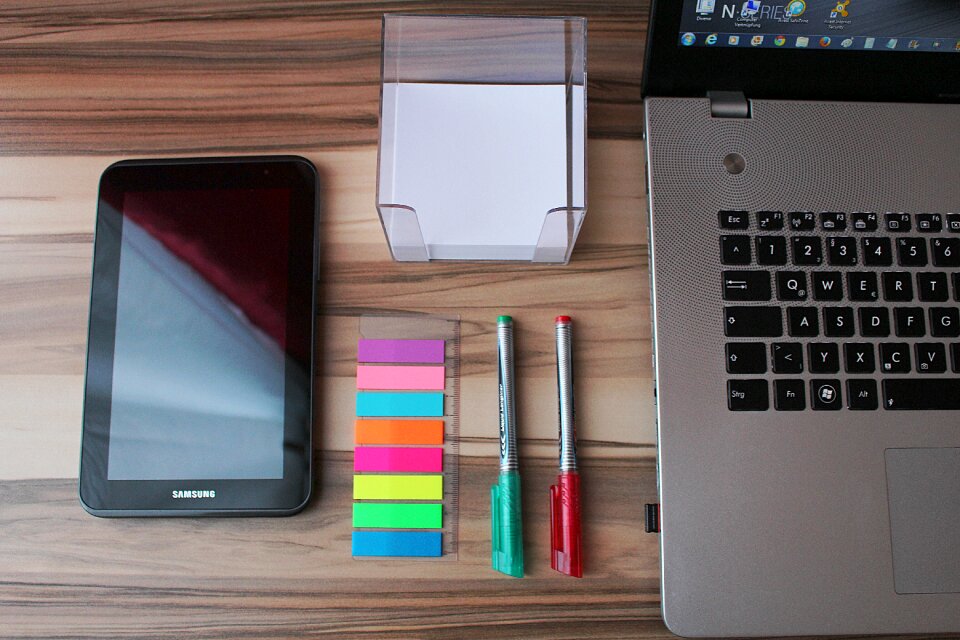 Laptop home office work