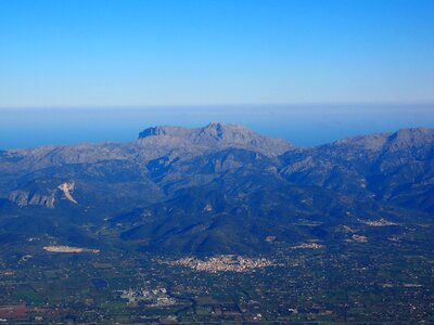 Landscape mountains serra de tramuntana