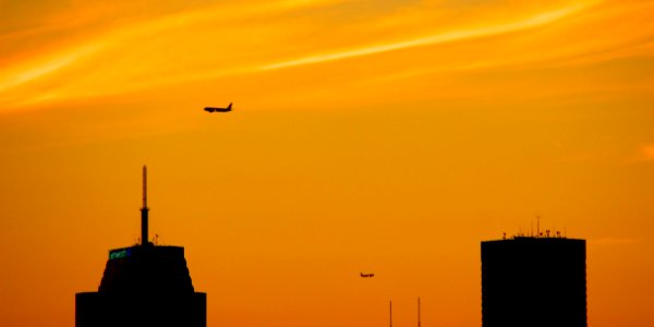 Planes in the sky