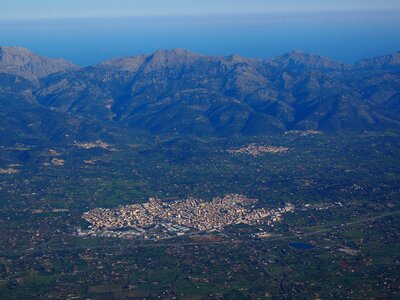 Landscape mountains serra de tramuntana