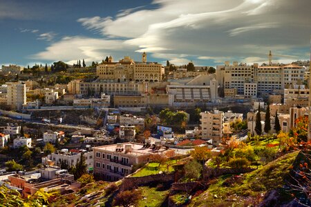 Hill view west bank