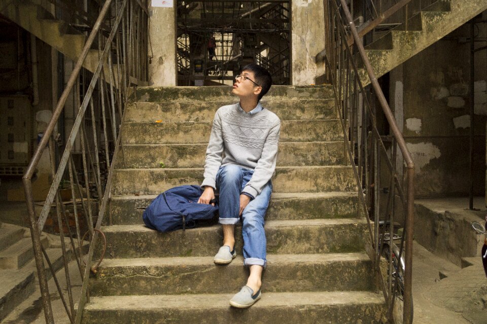 Nanning portrait the self-timer