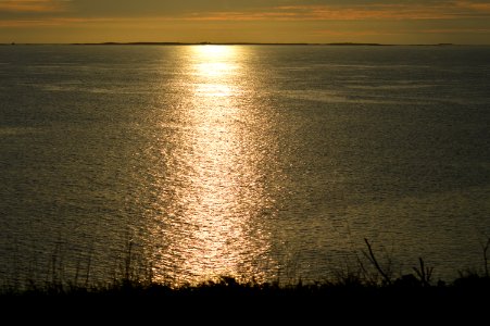 coucher de soleil, mer photo