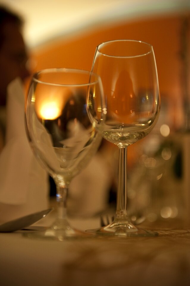 Gedeckter table gastronomy empty