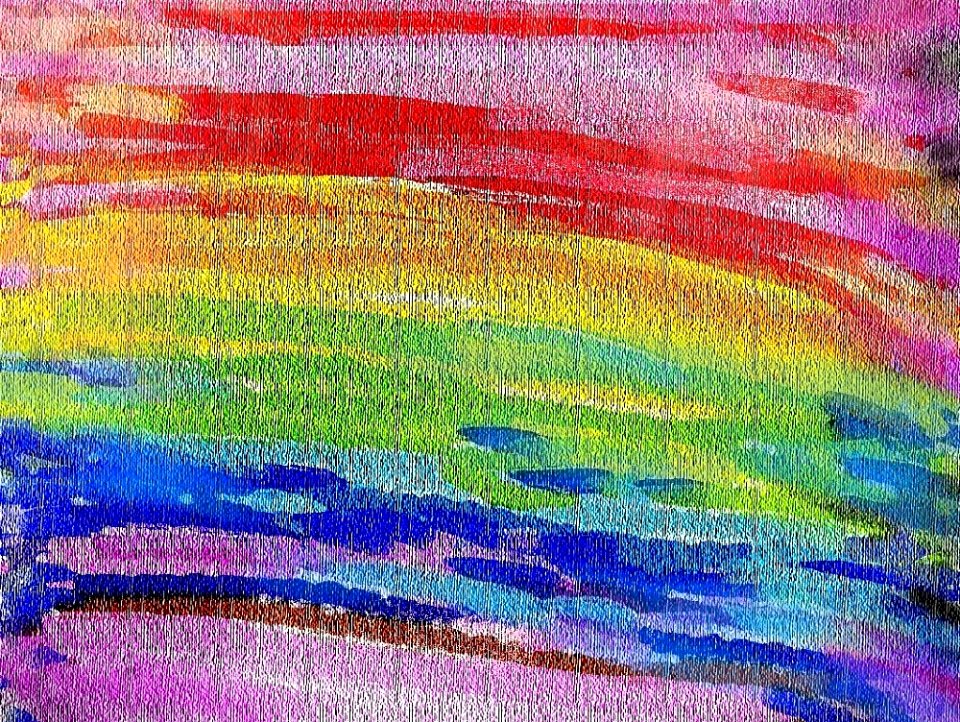 rainbow fabric