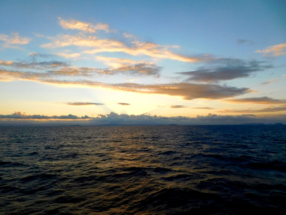 Sunrise on the Great Barrier Reef