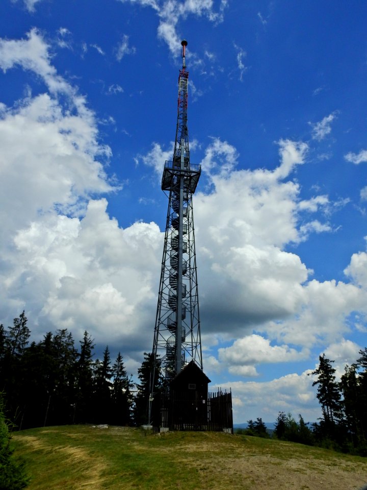 Rozhledna Krudum 836 m, výška 60 m