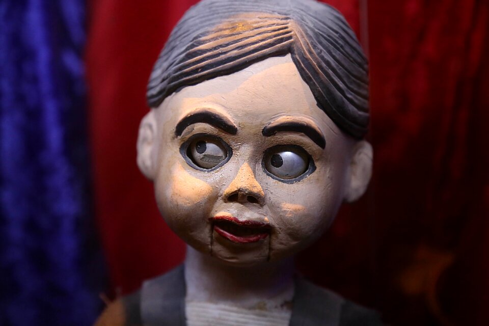 Puppet ventriloquist spooky