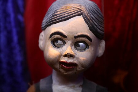 Puppet ventriloquist spooky