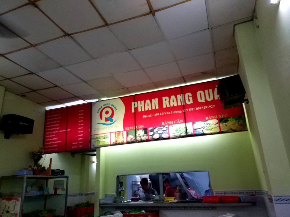 phan rang quán menu and kitchen