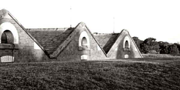Buried building