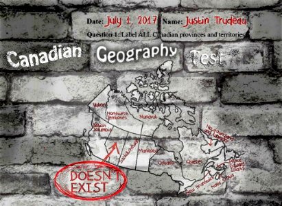 Trudeau Geography Test photo