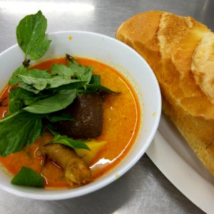 chicken curry bread cà ri gà bánh mỳ