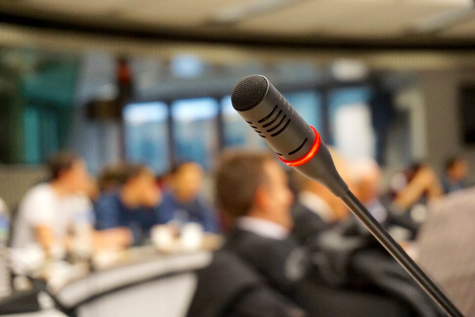 Conference meeting audio