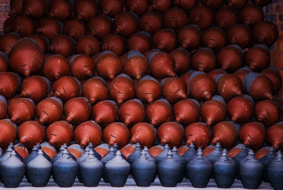 Nepal terracotta piggy banks