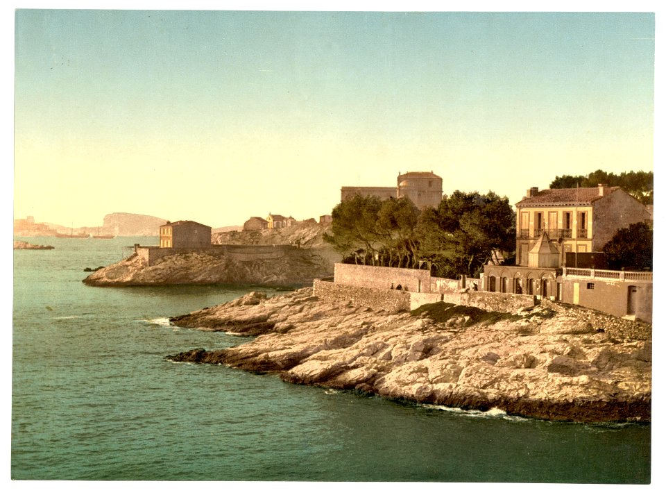 Corniche Road, Marseilles, France.