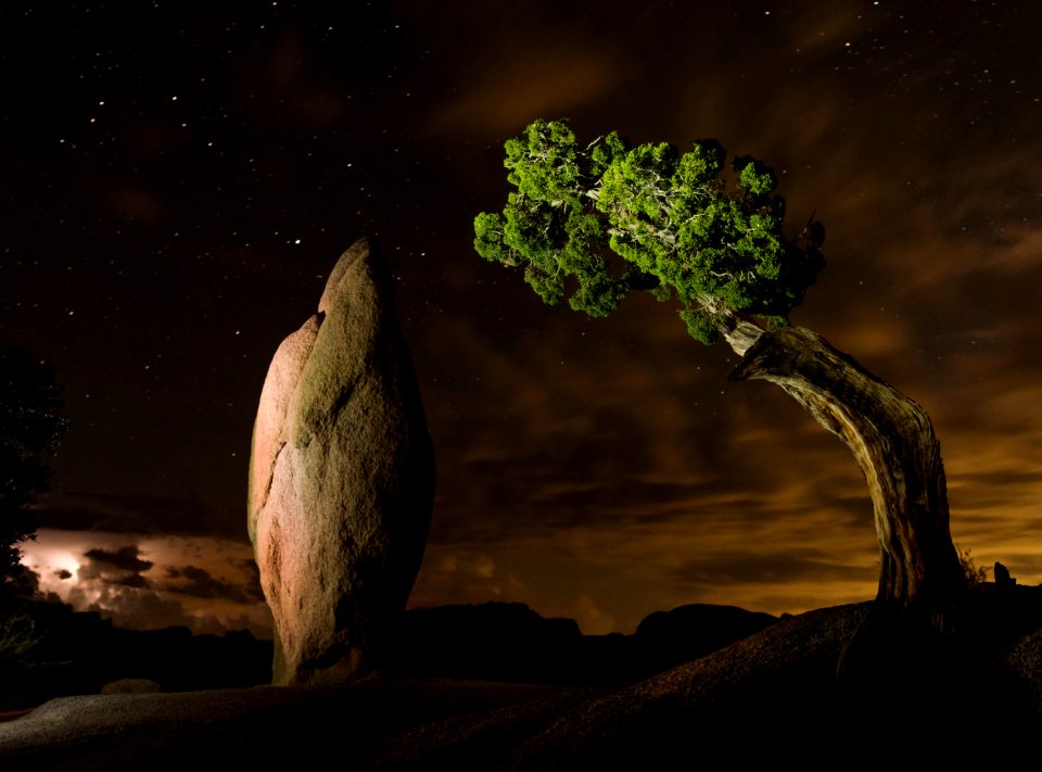 Stormclouds illuminated by lightning; 2015 Night Sky Festival; 2015 Night Sky Festival