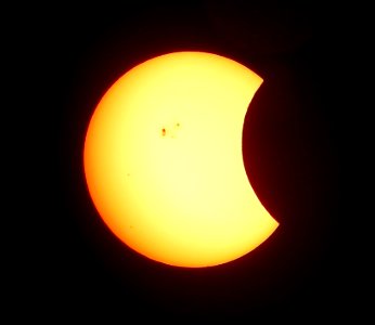 Partial Solar Eclipse of October 23, 2014 photo