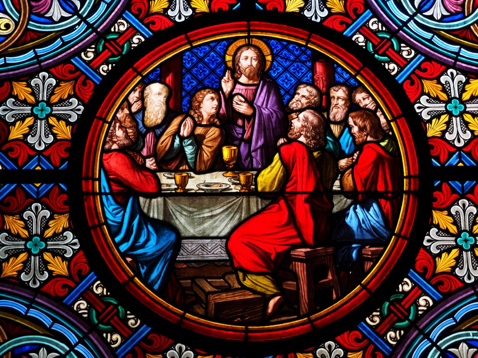 Basel cathedral glass glass window
