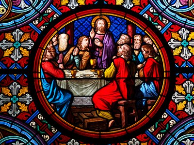 Basel cathedral glass glass window
