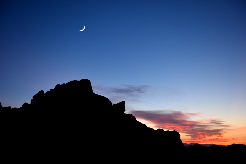 Sunset near the West Entrance
