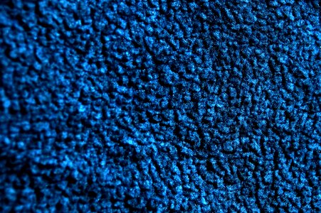 Blue coarse textile