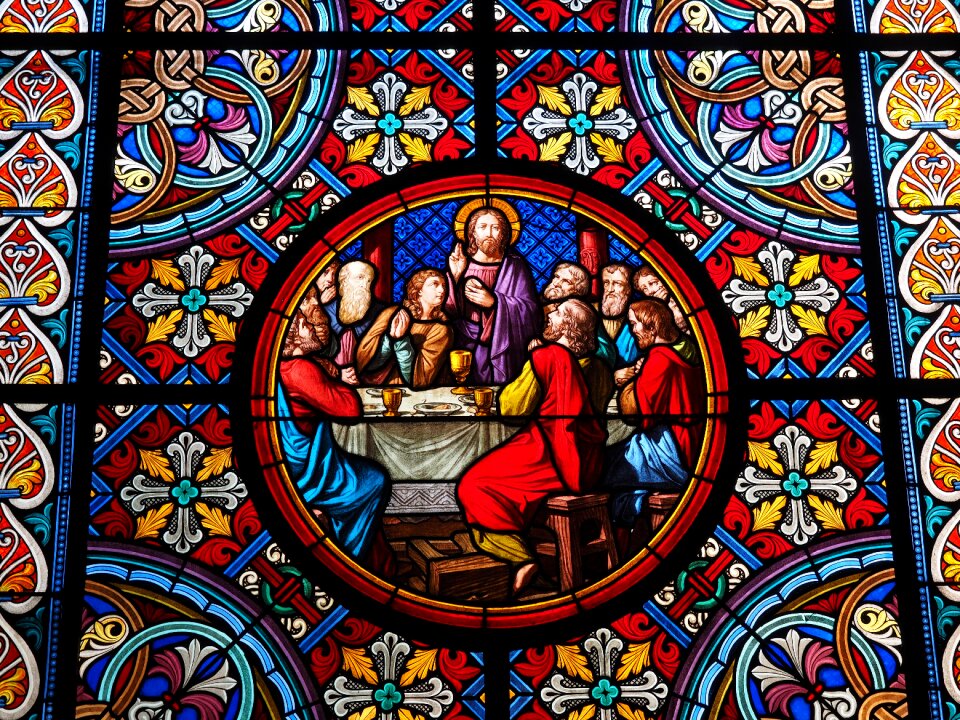 Basel cathedral glass glass window