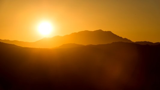 Sunset of Mount San Jacinto
