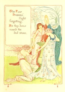 A Floral Fantasy in an Old English Garden. Set forth in verses & coloured designs