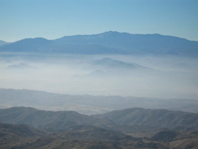 Coachella Valley haze; Keys View