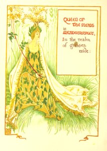 A Floral Fantasy in an Old English Garden. Set forth in verses & coloured designs