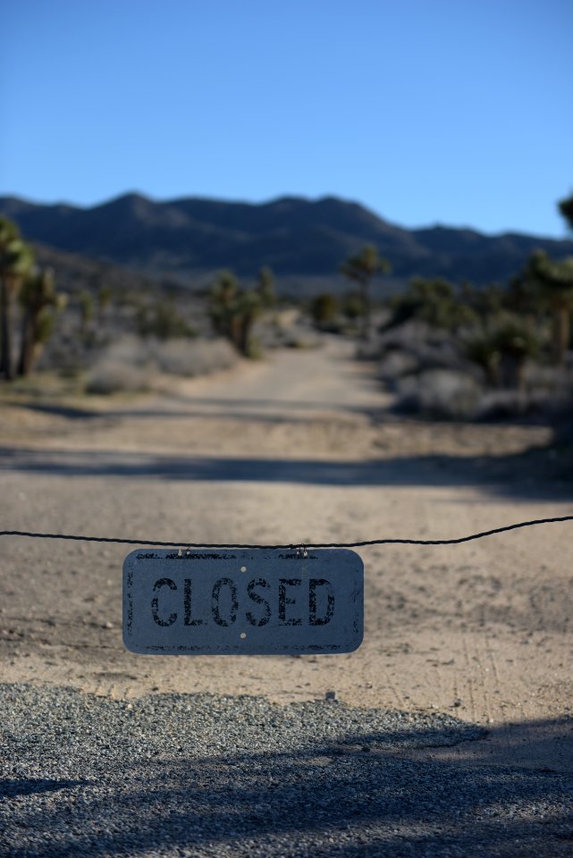 Road Closure Sign