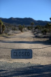 Road Closure Sign photo