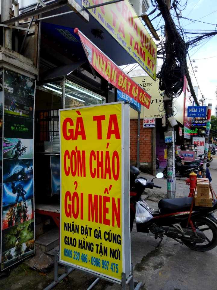 boiled chicken gà ta chu choa levanluong dist7