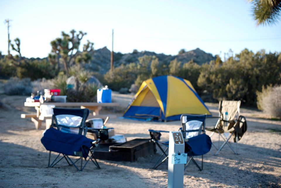 Campsite at Black Rock
