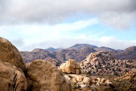 View from Barker Dam trail photo