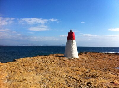 Carry-le-rouet mediterranean sea lighthouse