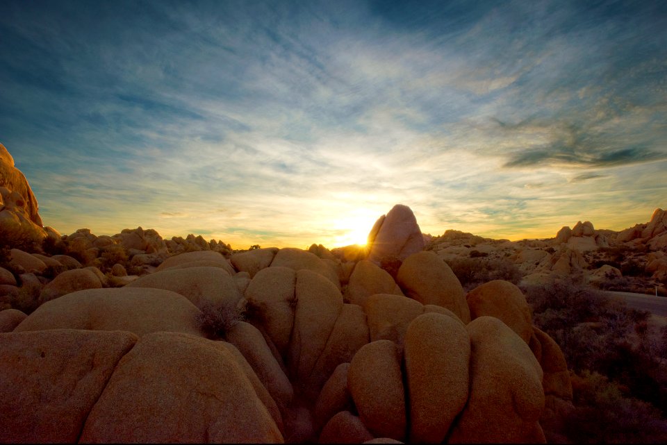 Sunset in the Skull Rock Area