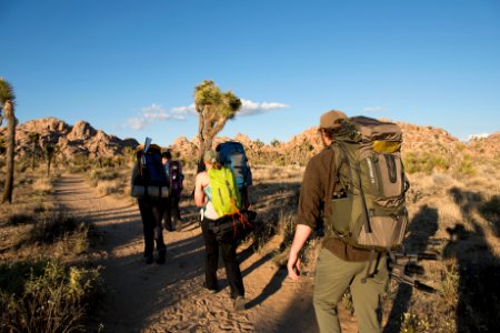Backpacking along the Boy Scout Trail