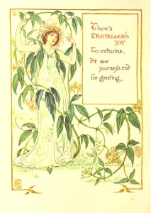 A Floral Fantasy in an Old English Garden. Set forth in verses & coloured designs