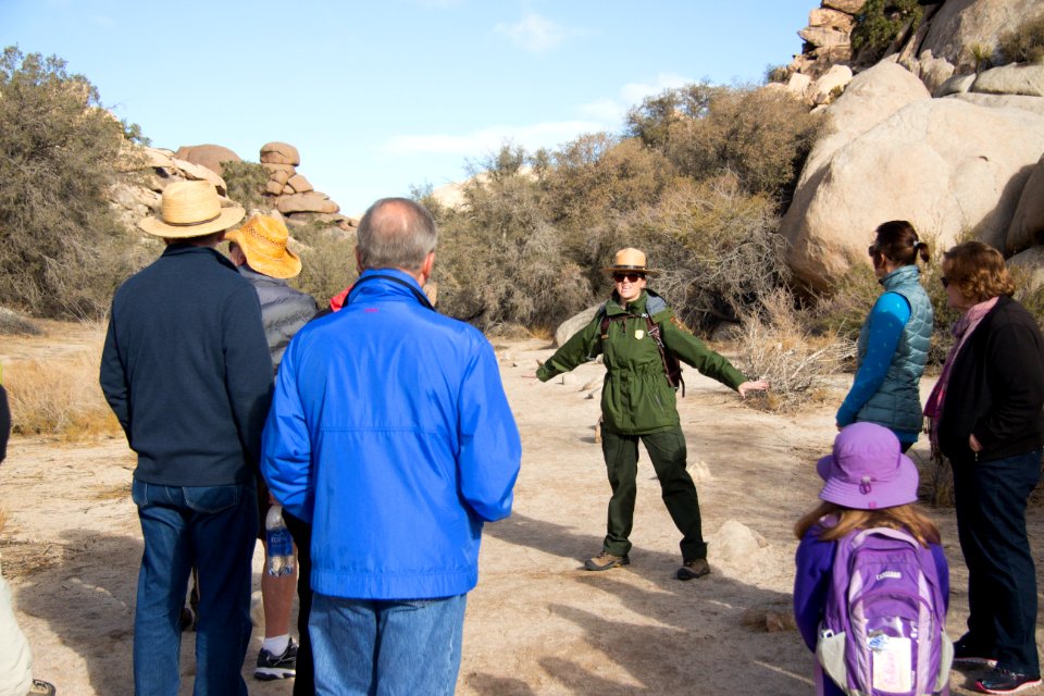 Barker Dam Hike ranger program led by Ranger Lacy Ditto