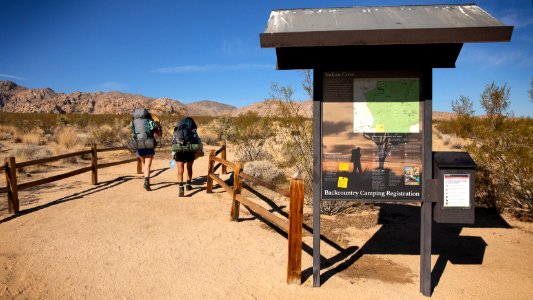 Lower Boy Scout Trailhead and Backpackers photo