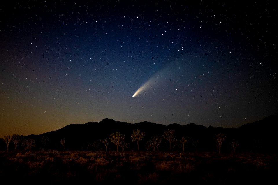 Comet NEOWISE over Queen Valley