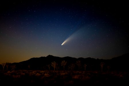 Comet NEOWISE over Queen Valley photo