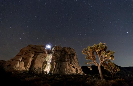 Cyclops Rock with Climbers