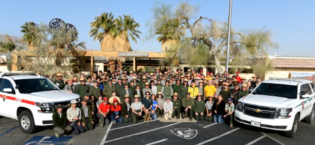 The 2018 All Employee Photo at Joshua Tree National Park Headquarters