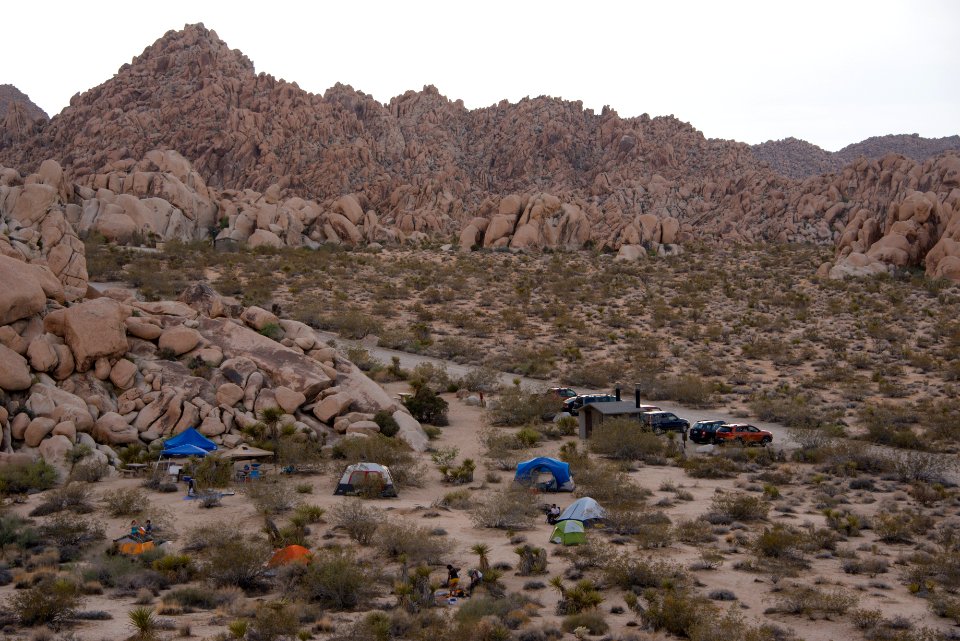 Group Camping at Indian Cove