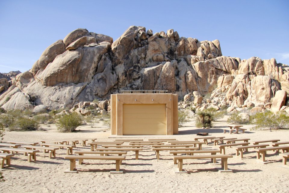 Indian Cove Campground amphitheater; Twentynine Palms, CA