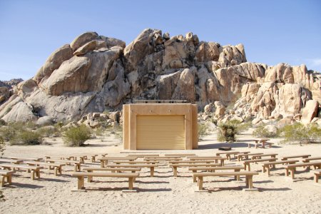 Indian Cove Campground amphitheater; Twentynine Palms, CA photo